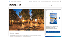 Desktop Screenshot of ecoute.de